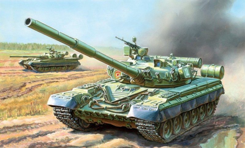 ZVEZDA T-80 B MBT 3590 SKALA 1:35