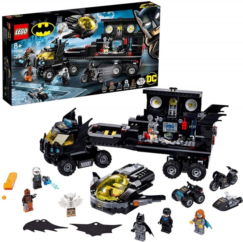 LEGO SUPER HEROES MOBILNA BAZA BATMANA 76160 8+