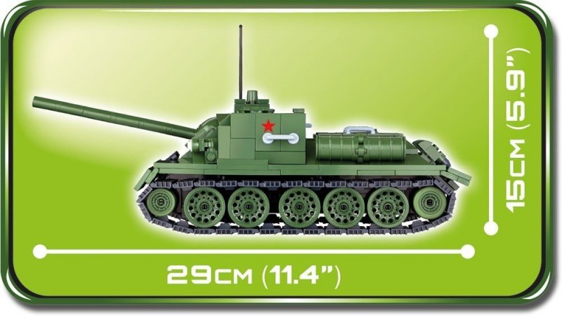 COBI KLOCKI ARMIA SU-85 - ŚREDNIE DZIAŁO SAMOBIEŻNE 2467 7+