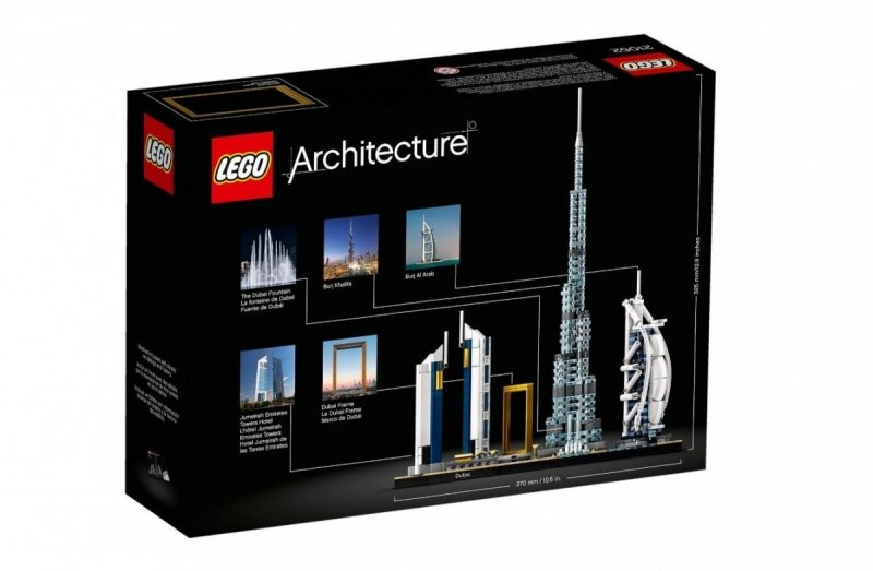 LEGO ARCHITECTURE DUBAJ 740EL. 21052 16+