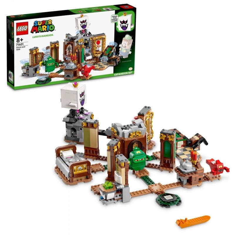 LEGO SUPER MARIO ZABAWA W STRASZONEGO W REZYDENCJI LUIGIEGO - ZESTAW ROZSZERZAJĄCY 71401 8+