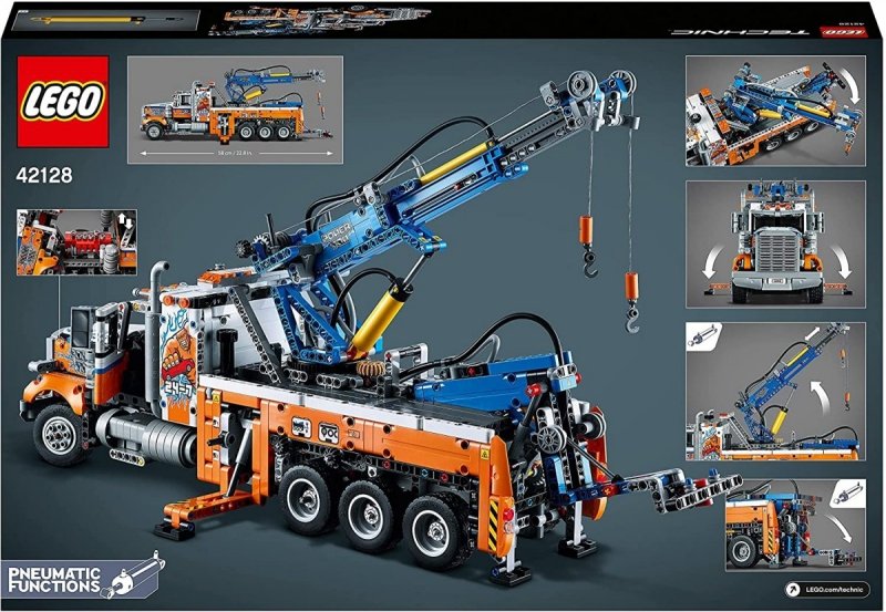 LEGO TECHNIC CIĘŻKI SAMOCHÓD POMOCY DROGOWEJ 42128 11+ - Technic - LEGO ...