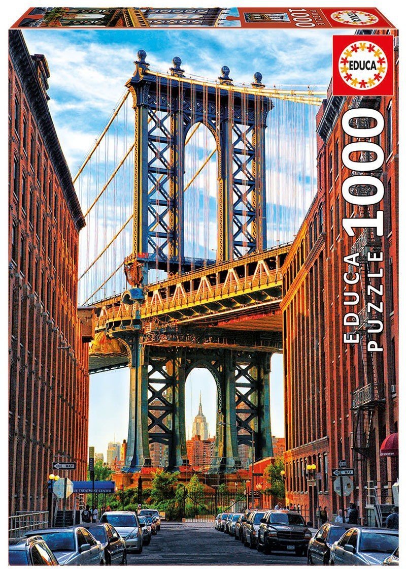 EDUCA 1000 EL. MANHATTAN BRIDGE NEW YORK PUZZLE 12+