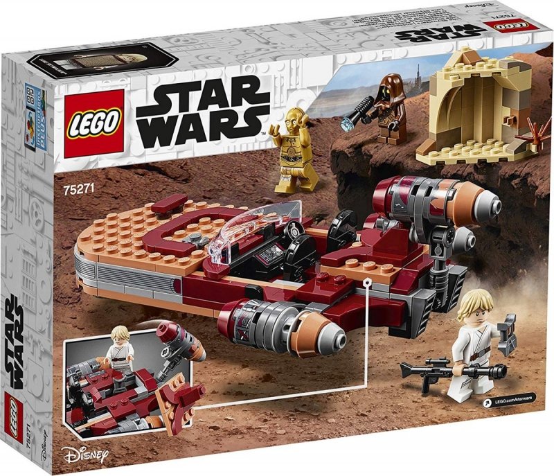 LEGO STAR WARS ŚMIGACZ LUKE SKYWALKERA 236EL. 75271 7+