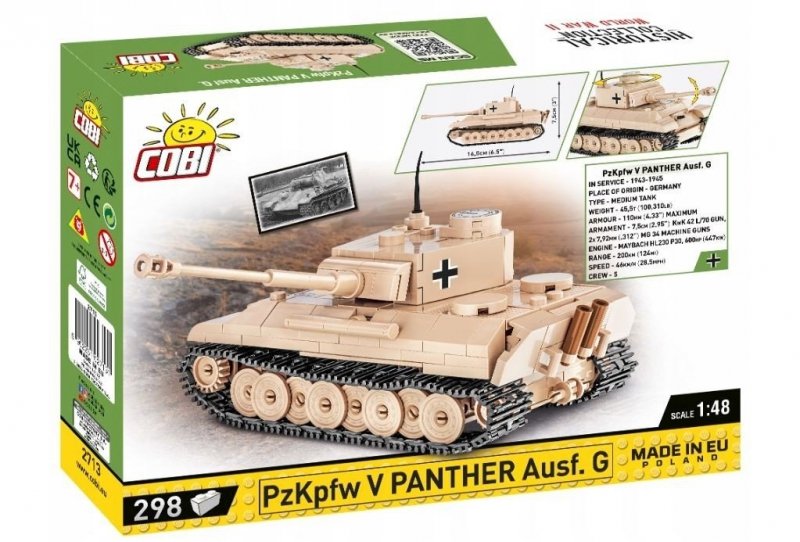 COBI HISTORICAL PZKPFW V PANTHER AUSF. G 2713 8+
