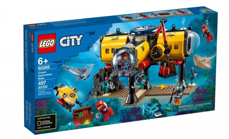 LEGO CITY BAZA BADACZY OCEANU 60265 6+