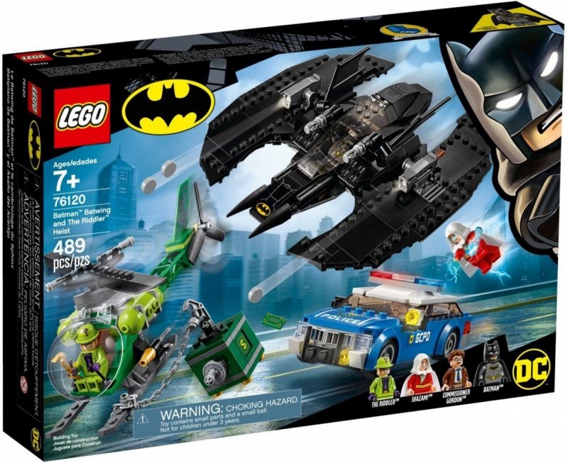LEGO SUPER HEROES BATWING I NAPAD CZŁOWIEKA-ZAGADKI 76120 7+