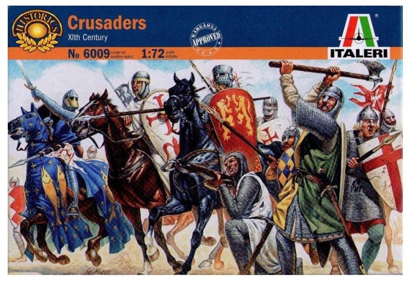 ITALERI CRUSADERS - THE KNIGHTS 6009 SKALA 1:72
