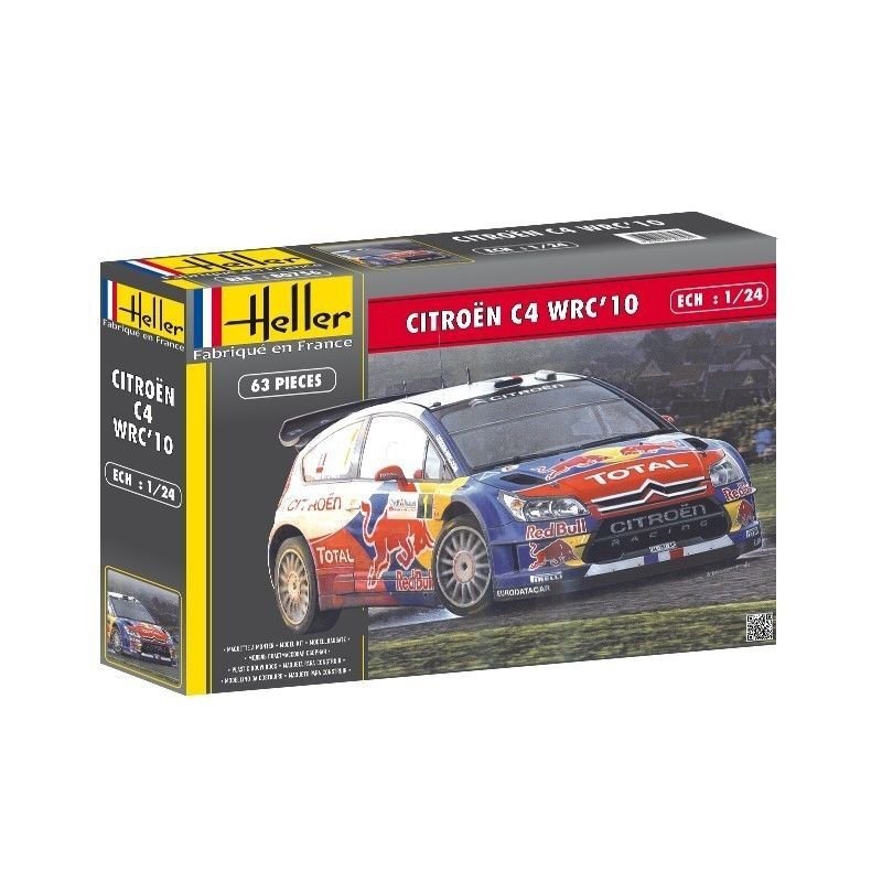 HELLER CITROEN C4 WRC 2010 80756 SKALA 1:24 