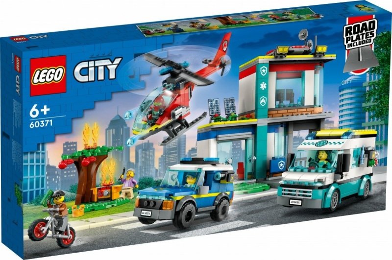 LEGO CITY PARKING DLA POJAZDÓW UPRZYWILEJOWANYCH 60371 6+
