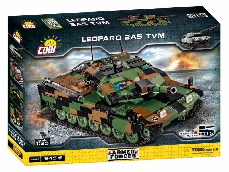 COBI ARMED FORCES LEOPARD 2A5 TVM 2620 8+
