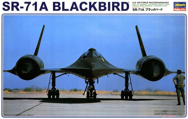 HASEGAWA SR-71 BLACKBIRD SKALA 1:72