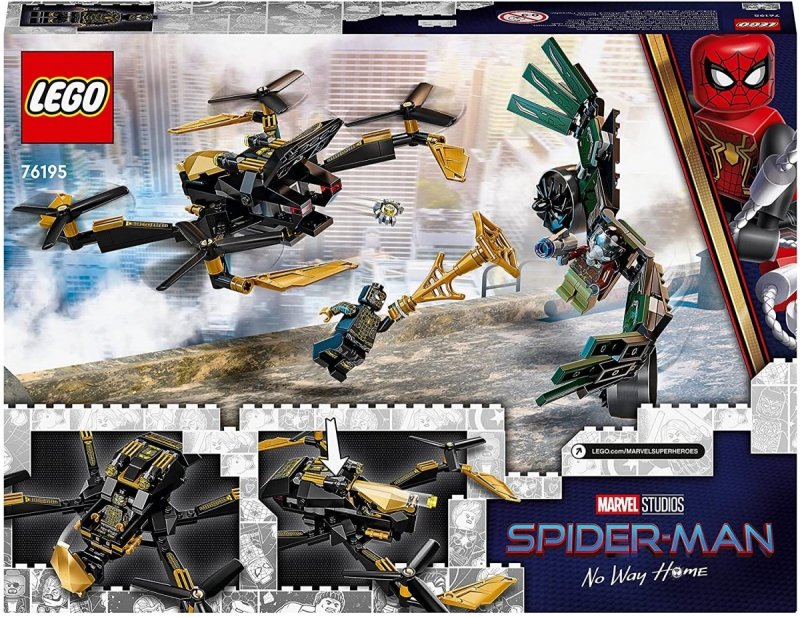 LEGO SUPER HEROESBOJOWY DRON SPIDER-MANA 76195 7+