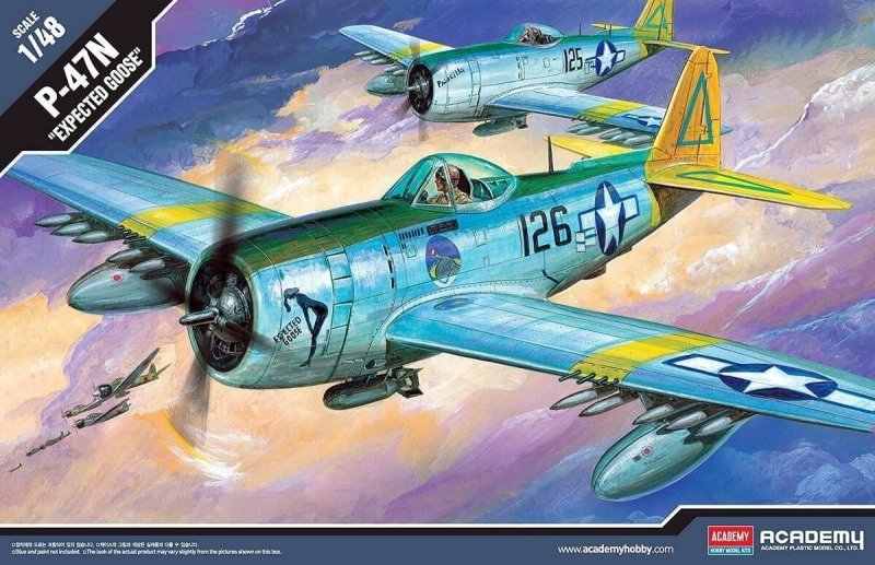 ACADEMY  P-47N SPECIAL EXPECTED GOOSE 12281 SKALA 1:48