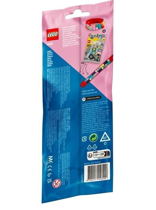 LEGO DOTS TĘCZOWA BRANSOLETKA Z ZAWIESZKAMI 41953 6+