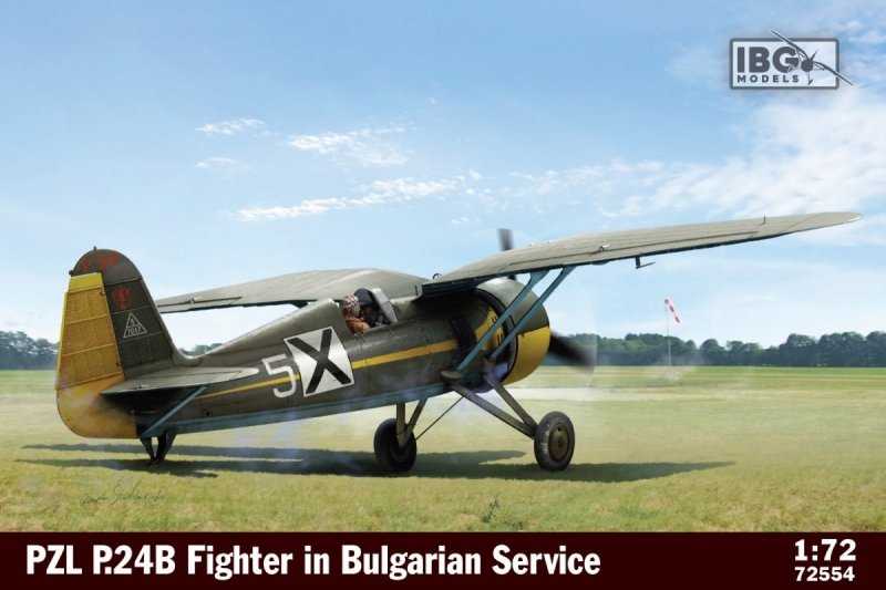 IBG PZL P24B FIGHTER IN BULGARIAN SERVICE 72554 SKALA 1:72