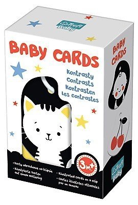 TREFL BABY CARDS KARTY OBRAZKOWE KONTRASTY 3M+
