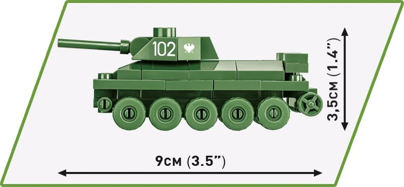 COBI HISTORICAL T-34/76 101EL. 3088 6+