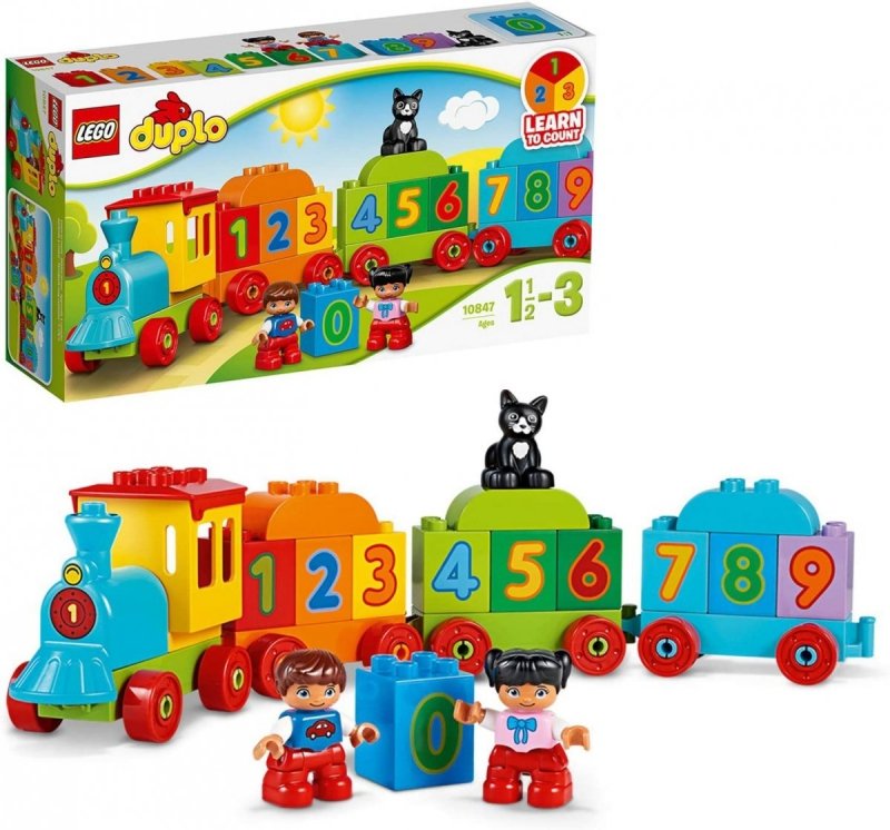 LEGO DUPLO POCIĄG Z CYFERKAMI 10847 18M+