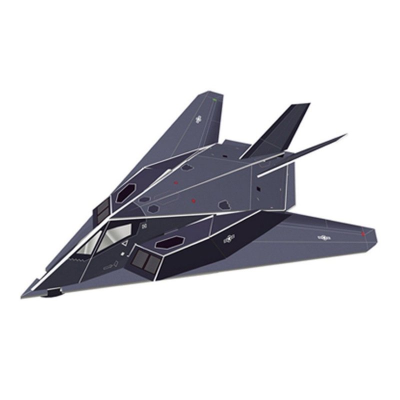 CUBICFUN PUZZLE 3D F-117 NIGHTHAWK FA-18 HORNET 27+13EL. 3+