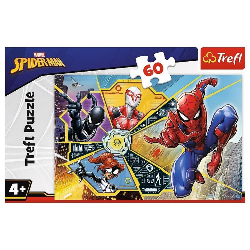TREFL 60 EL. W SIECI SPIDER-MAN PUZZLE 4+