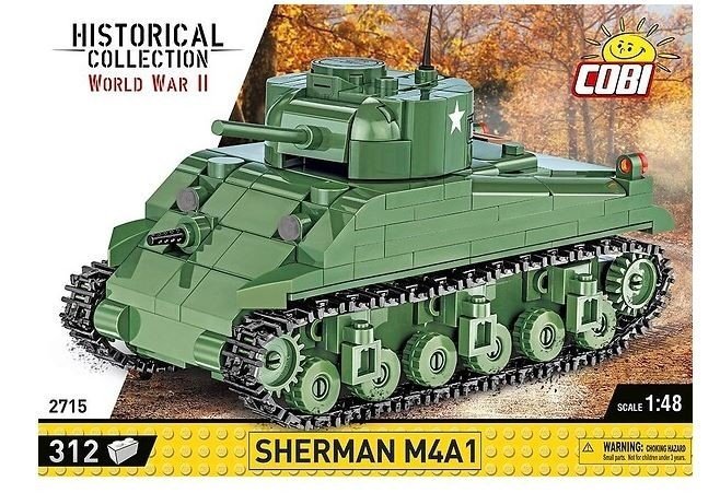 COBI HISTORICAL SHERMAN M4A1 2715 7+