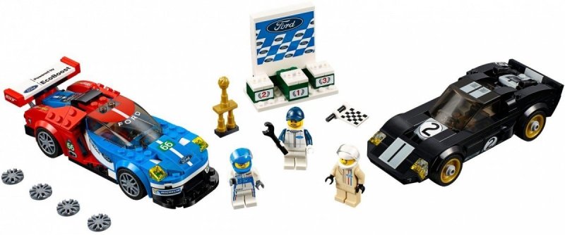 LEGO SPEED CHAMPIONS FORD GT 2016 I FORD GT40 1966 75881 7+