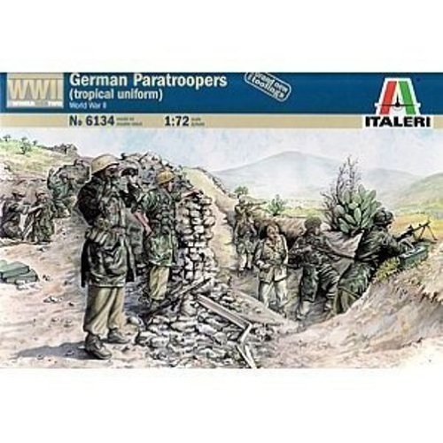 ITALERI WWII GERMAN PARATROOPS 6134 SKALA 1:72