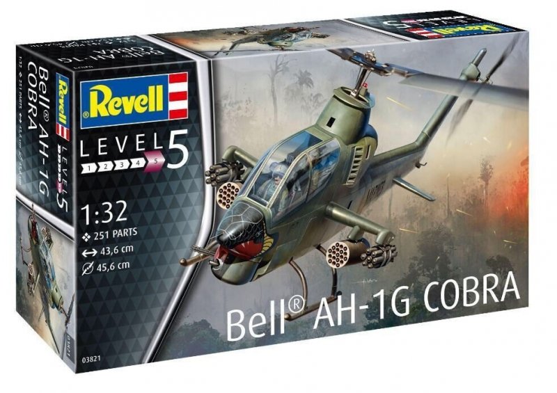 REVELL AH-1G COBRA 03821 SKALA 1:32