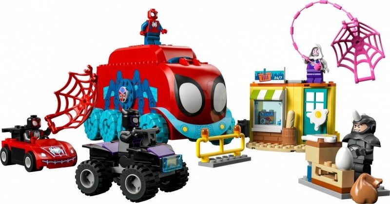 LEGO SUPER HEROES MOBILNA KWATERA DRUŻYNY SPIDER-MANA 10791 4+