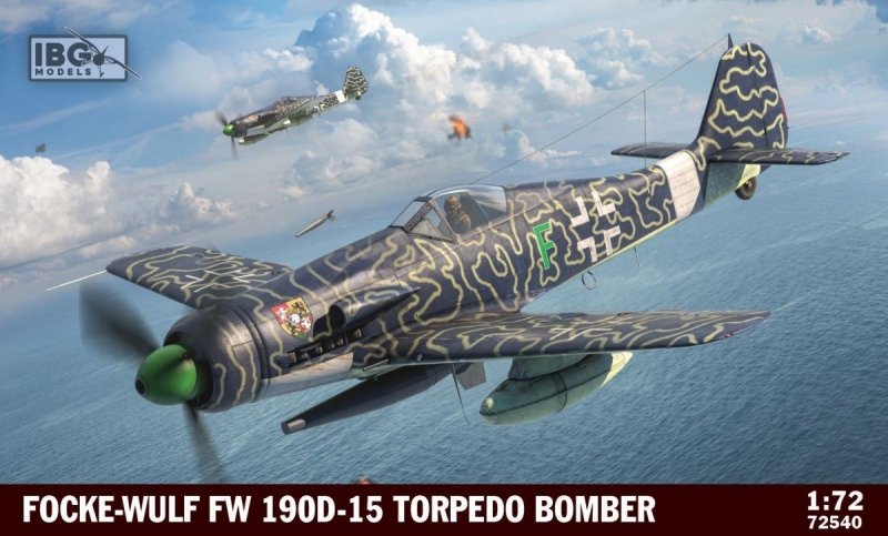 IBG FOCKE-WULF FW190D-15 TORPEDO BOMBER 72540 SKALA 1:72