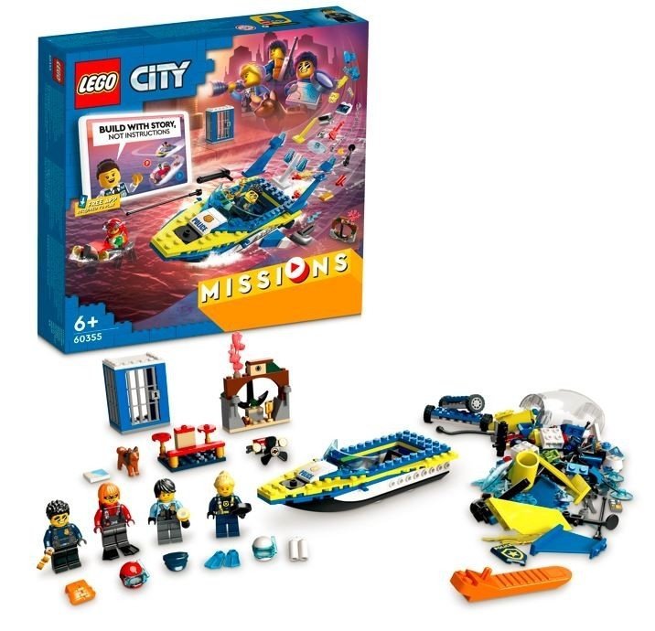 LEGO CITY ŚLEDZTWA WODNEJ POLICJI 60355 6+