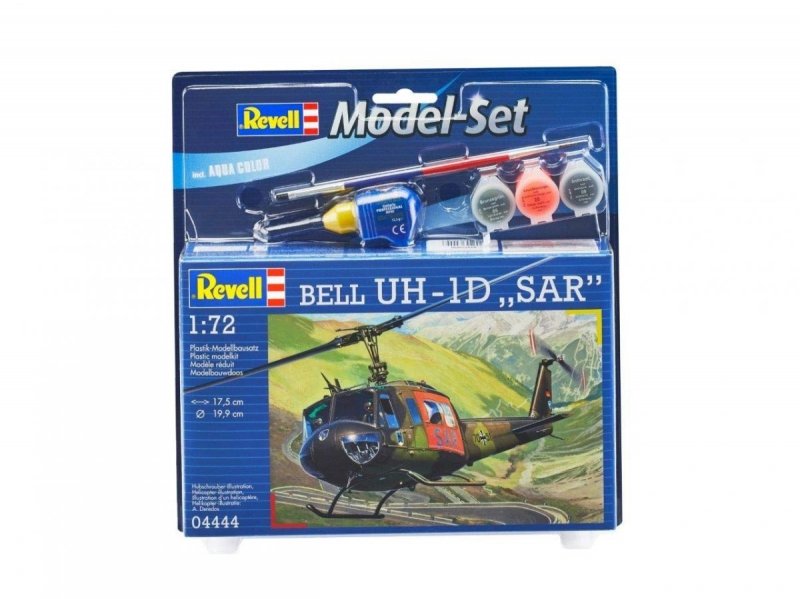 REVELL ZESTAW BELL UH-1D SAR 64444 SKALA 1:72