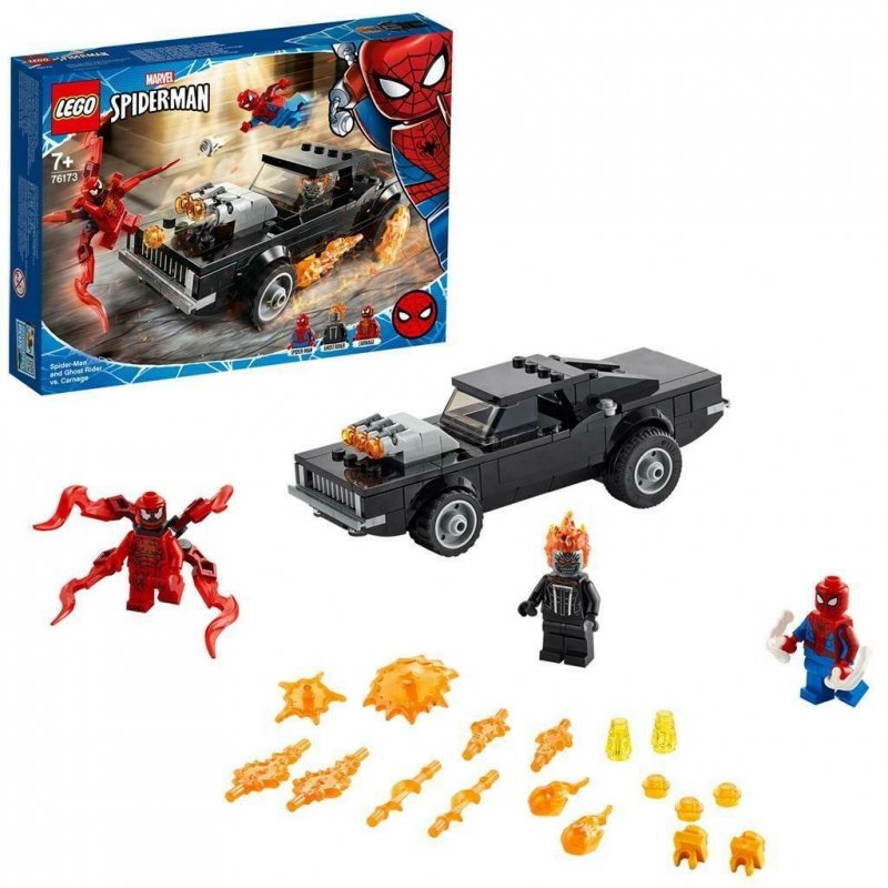 LEGO SUPER HEROES SPIDER-MAN I UPIORNY JEŹDZIEC VS. CARNAGE 76173 7+