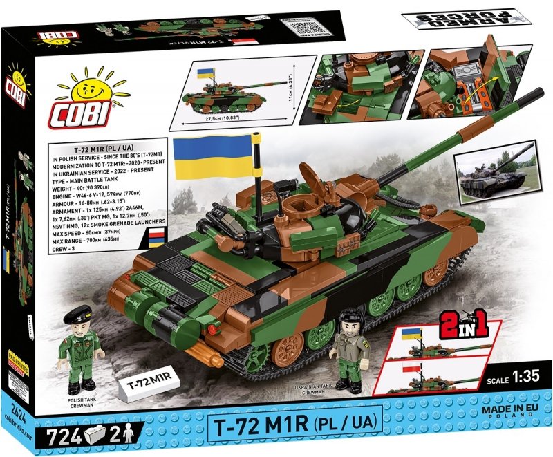 COBI T-72M1R (PL/UA) 2624 9+