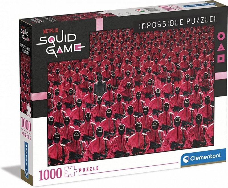 CLEMENTONI 1000 EL. IMPOSSIBLE SQUID GAME PUZZLE 10+