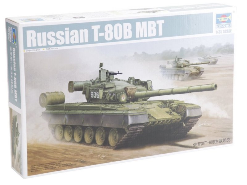 TRUMPETER RUSSIAN T-80B MBT 05565 SKALA 1:35