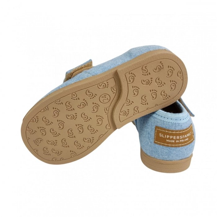 Buty dla dzieci na rzep Slippers Family Forget Me Not