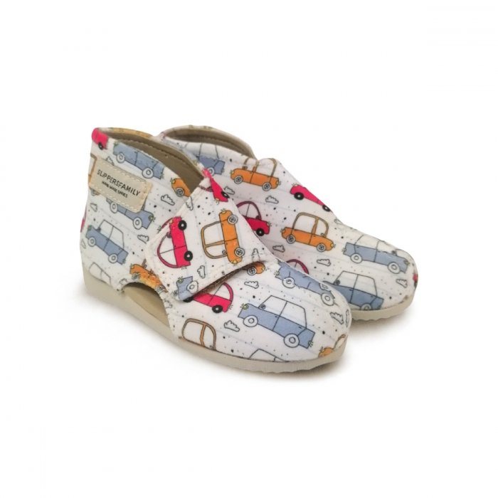 Ultralekkie kapcie dla dzieci Slippers Family Cars