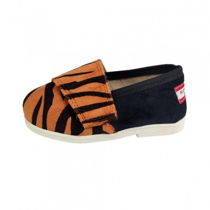 Buty dla dzieci na rzep Slippers Family Tygrys