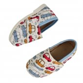 Buty dla dzieci na rzep Slippers Family CARS