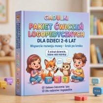  Gadulki.pl - Pakiet ćwiczeń logopedycznych dla dzieci 2-6 lat (3 e-book)