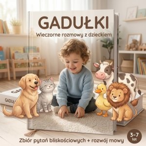 Gadułki – dźwięki zwierząt | 30 kart logopedycznych dla dzieci 2–6 lat (e-book)
