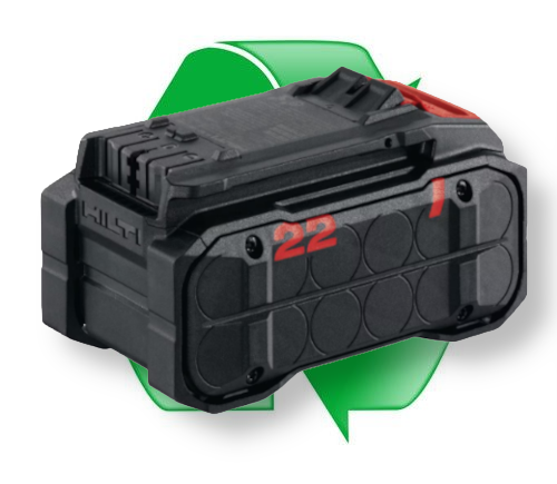 regeneracja akumulatora li-ion Hilti Nuron 22V 5.2Ah 5Ah serii Nuron B22-110 B 22-110