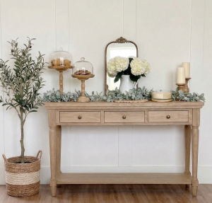 KONSOLA DĘBOWA - HERMAN 3SZ.2W.