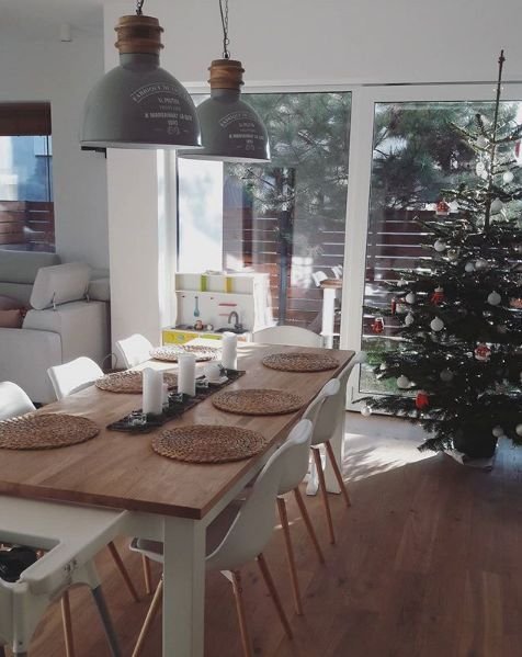 DREWNIANY STÓŁ W STYLU SKANDYNAWSKIM FADO