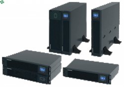 NRT4-050K  Zasilacz UPS SOCOMEC NeTYS RT 5000VA /5000W, 2U+2U, On_line, VFI, 1/1, PF=1, baterie w module, szyny do montażu w szafie w komplecie