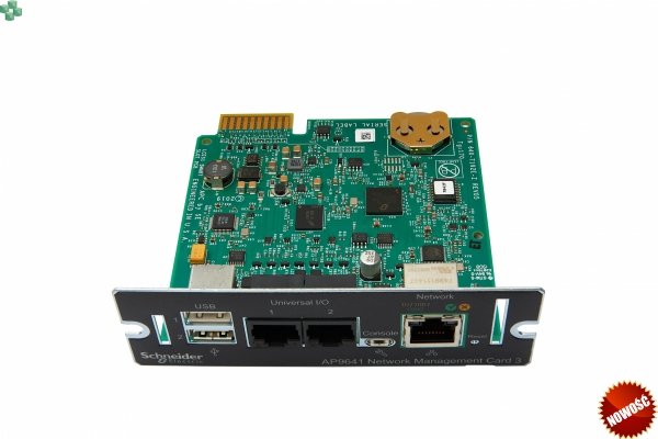 AP9641 Karta zarządzająca UPS Network Management Card 3 z opcją monitorowania środowiska