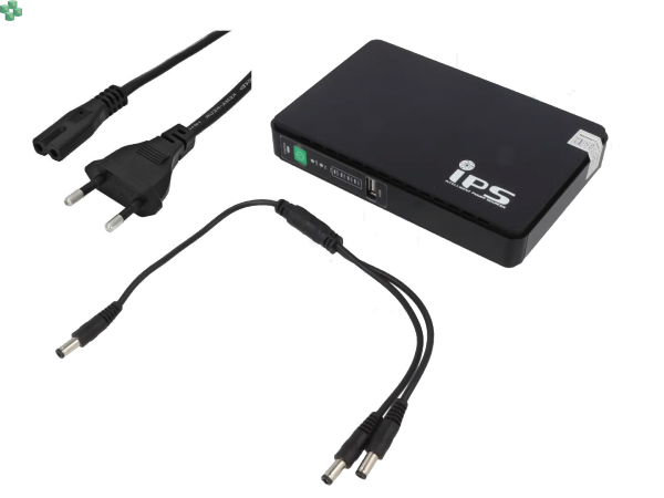 RouterUPS-15-POE Dedykowany zasilacz awaryjny UPS 15W do routera, z funkcją ładowania urządzeń mobilnych, POE