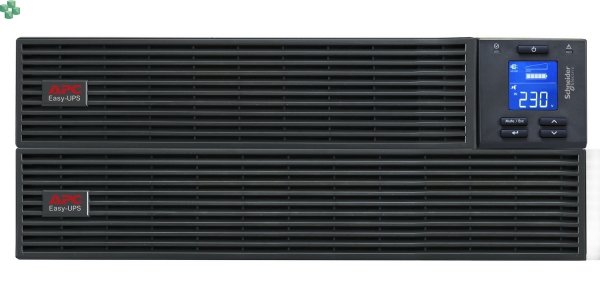 SRV1KRILRK-E Zasilacz APC Easy UPS On-Line SRV 1000VA /900W, Rack Mount, z modułem bateryjnym, 4U, EPO, 4x IEC C13, Intelligent Card Slot, LCD, 230V z zestawem szyn do szafy, wydłużony czas podtrzymania